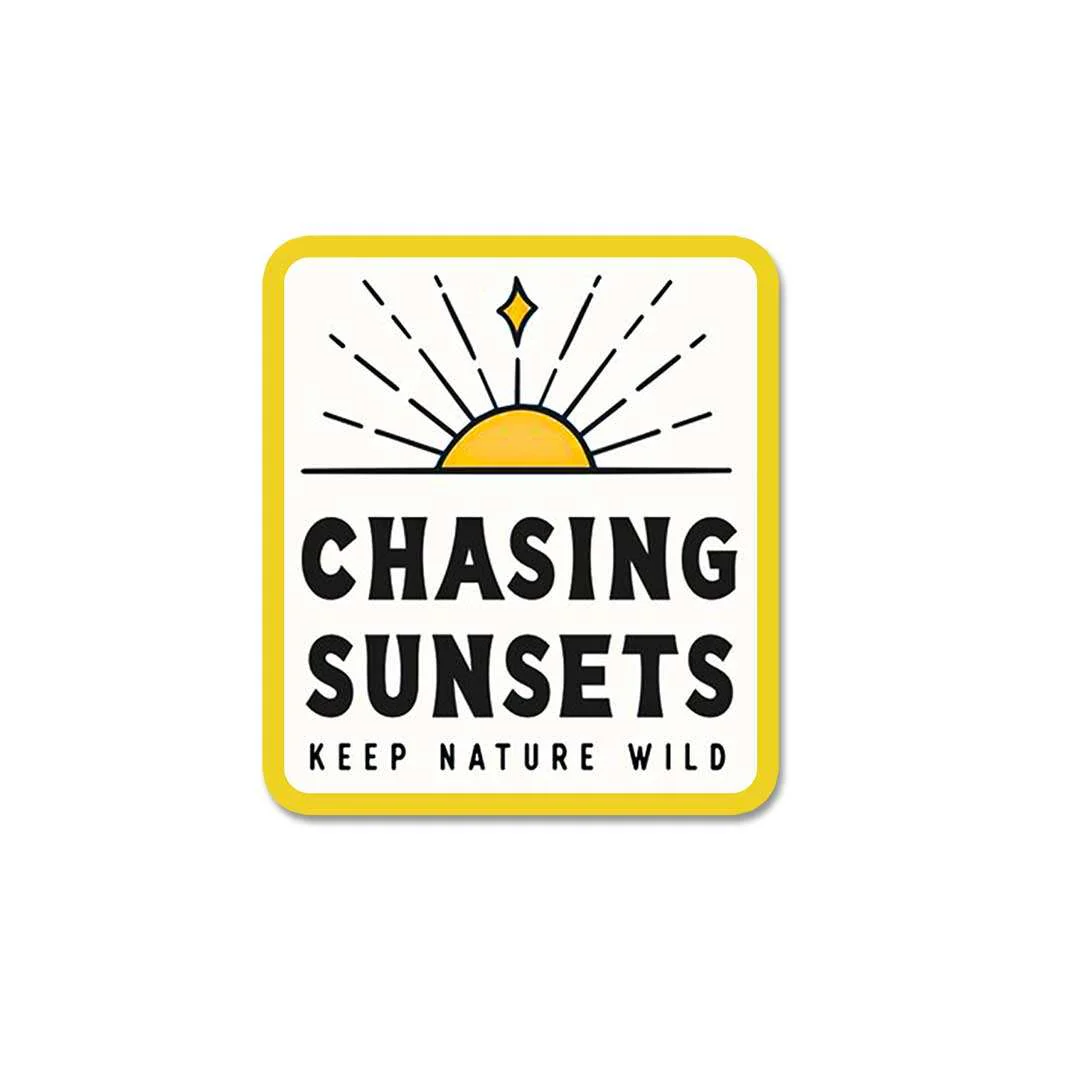 Chasing Sunset Sticker - Image 2
