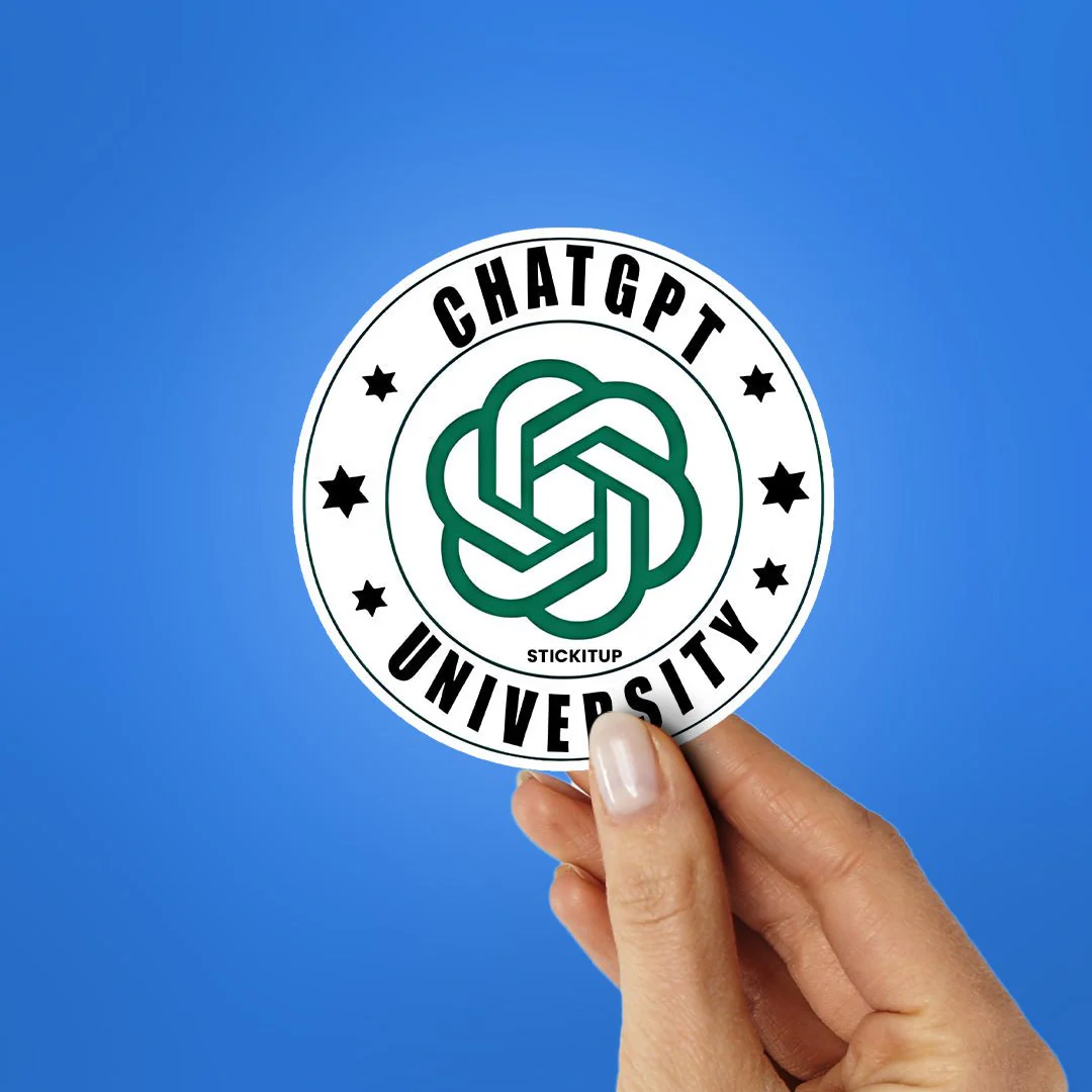 Chatgpt University Sticker - Image 2