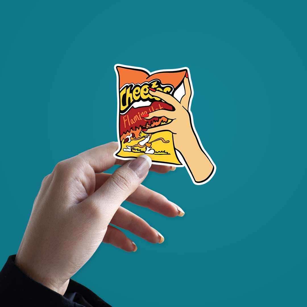 Cheetos Flaming HOT sticker - Image 2