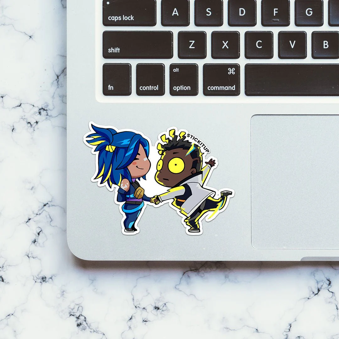 CHIBI JETT & NEON Sticker - Image 4