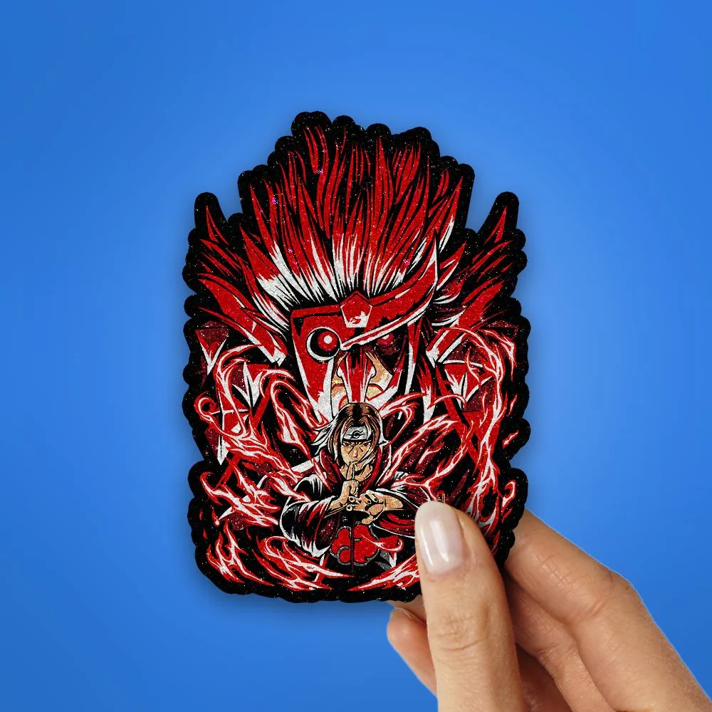 Clan killer Anime Glitter Sticker - Image 2