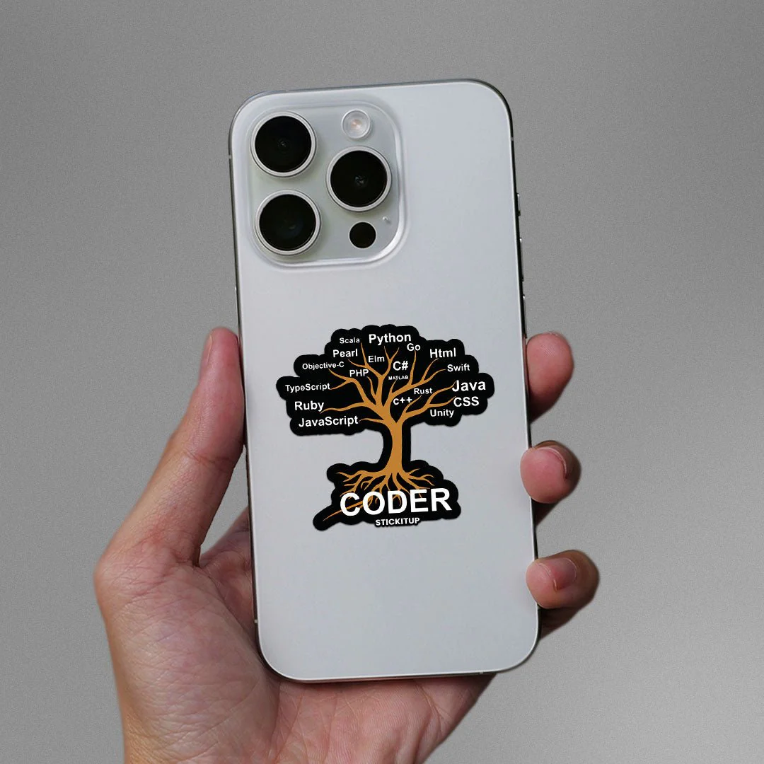 Coder Tree Sticker - Image 3