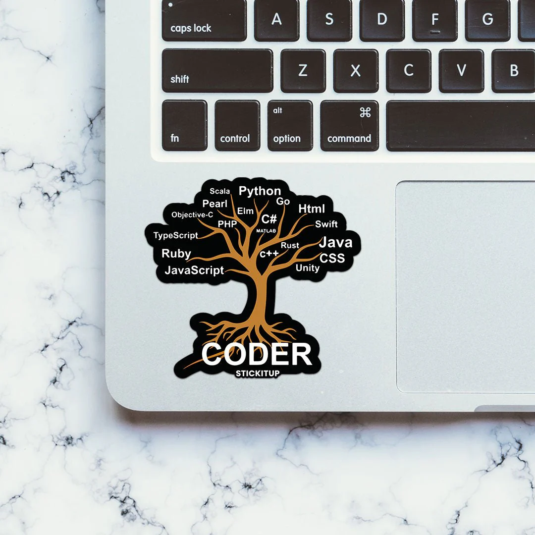 Coder Tree Sticker - Image 4