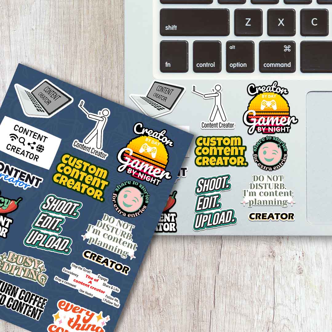 Content Creator Sticker Sheet - Image 2