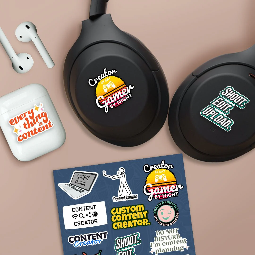 Content Creator Sticker Sheet - Image 4