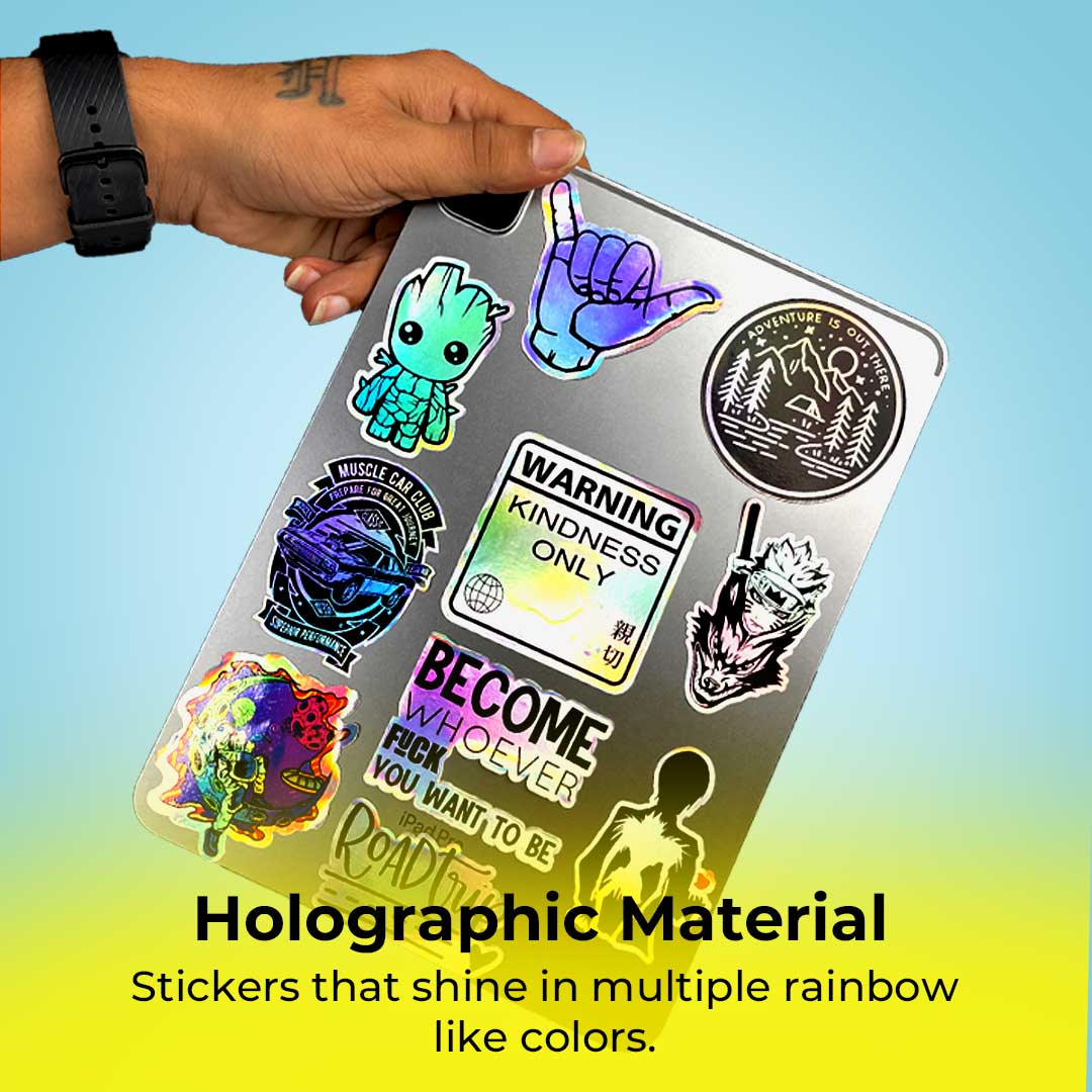 Cool Dude Holographic Stickers - Image 4
