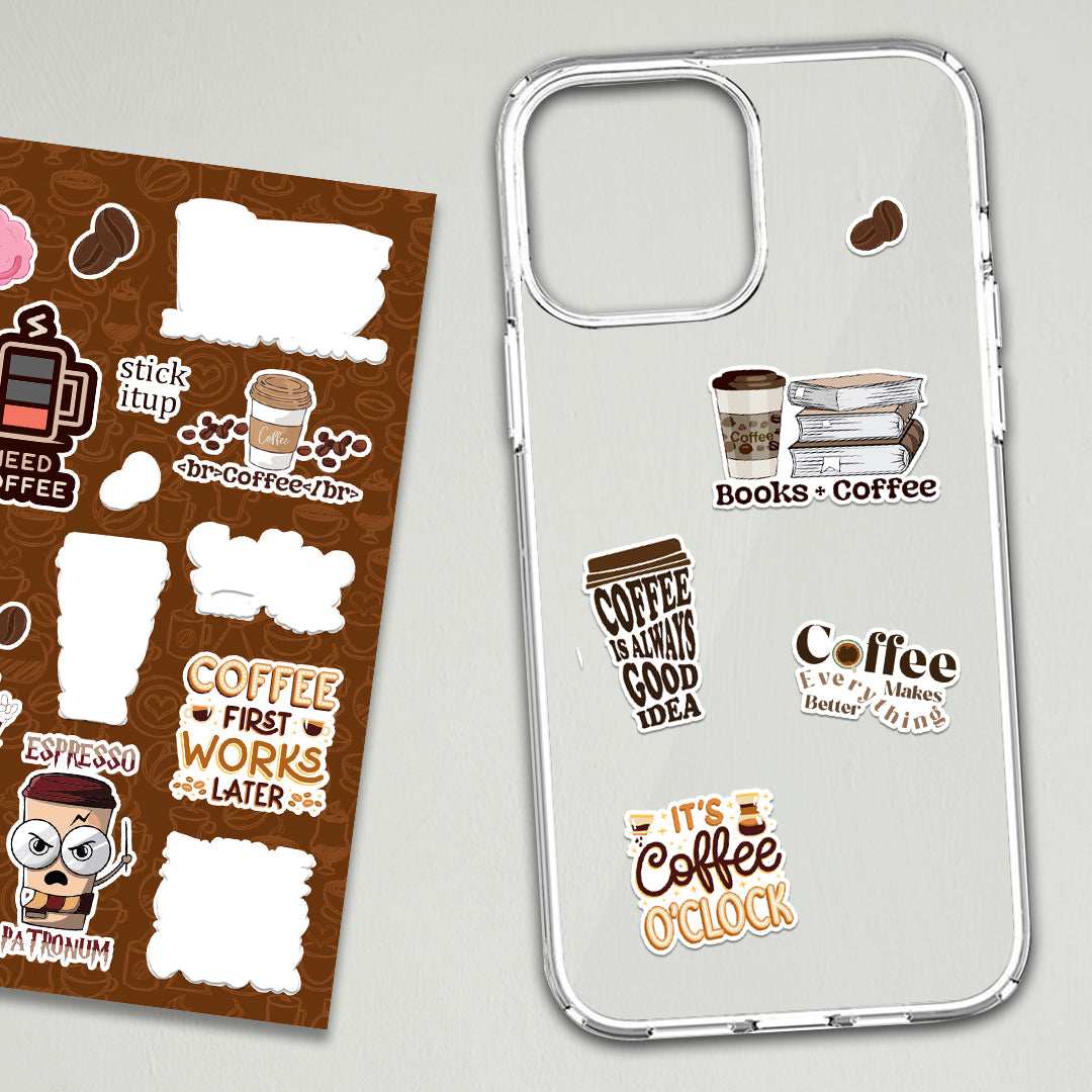 Coffee Mini Sticker Sheet - Image 2