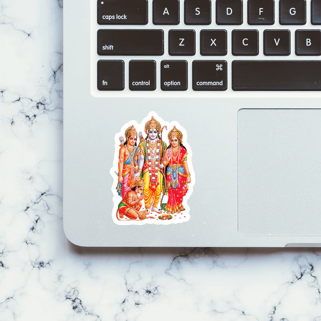 Shri Ram Laxmi Narayan Sticker - Image 4