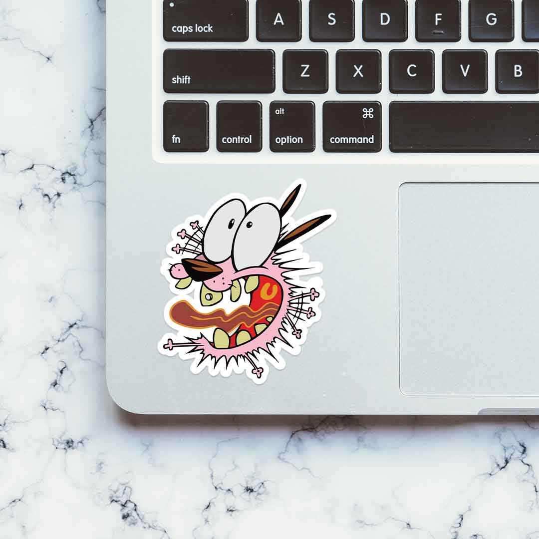 Courage the Cowardly Dog Sticker - Image 4