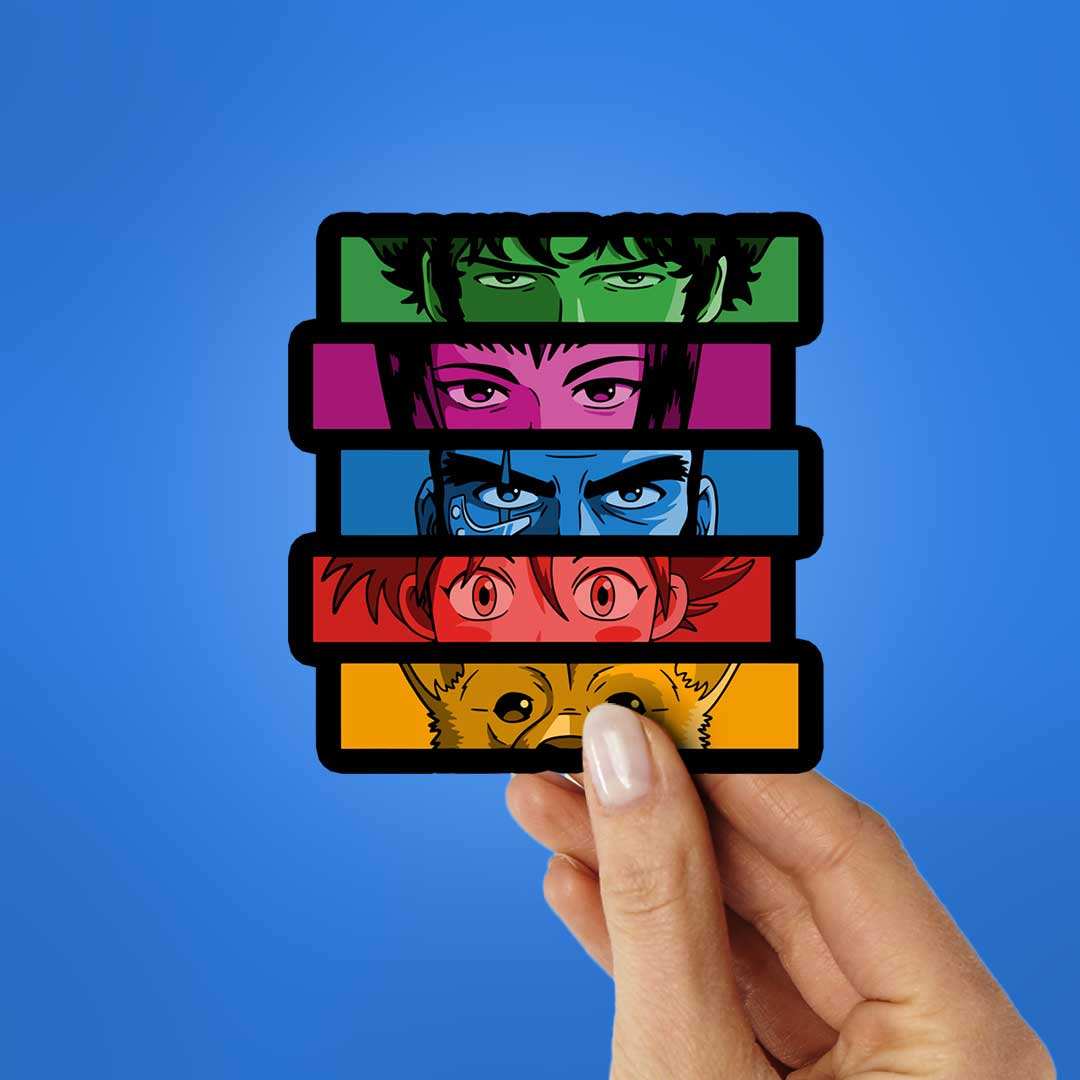 Cowboy Artwork Sticker - Image 2