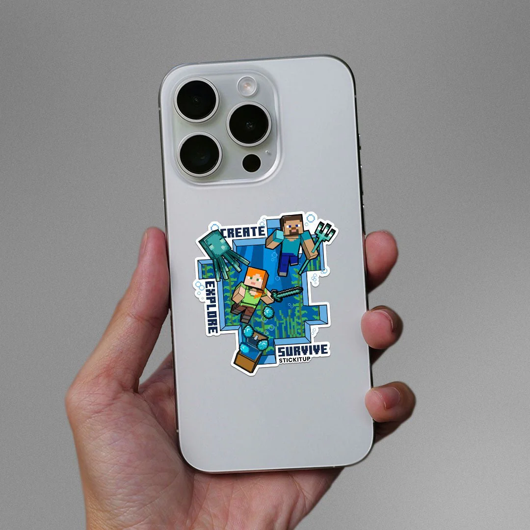 CREATE EXPLORE SURVIVE 0.1 Sticker - Image 3