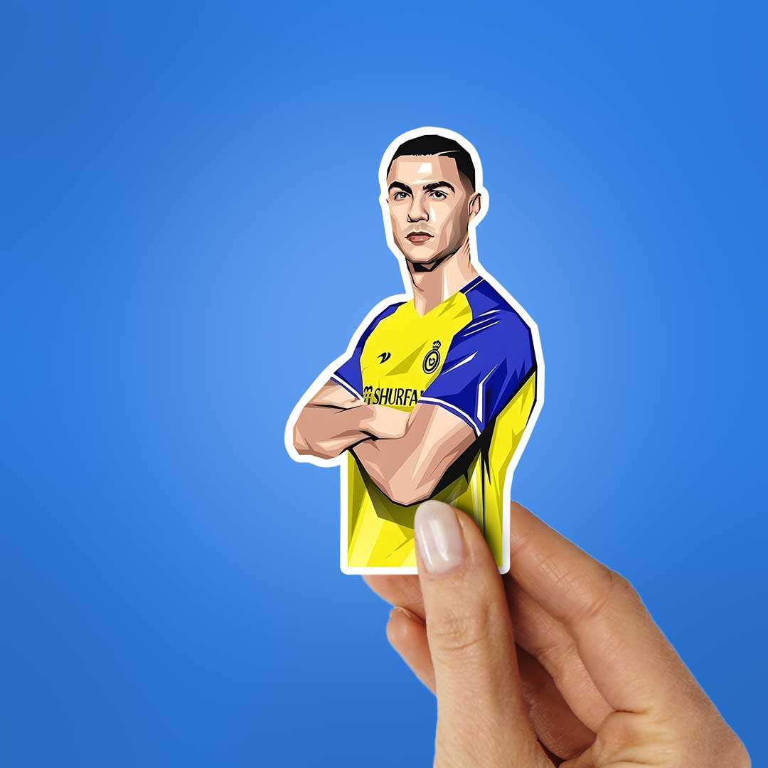 Cristiano Ronaldo Al Nassr Sticker - Image 2