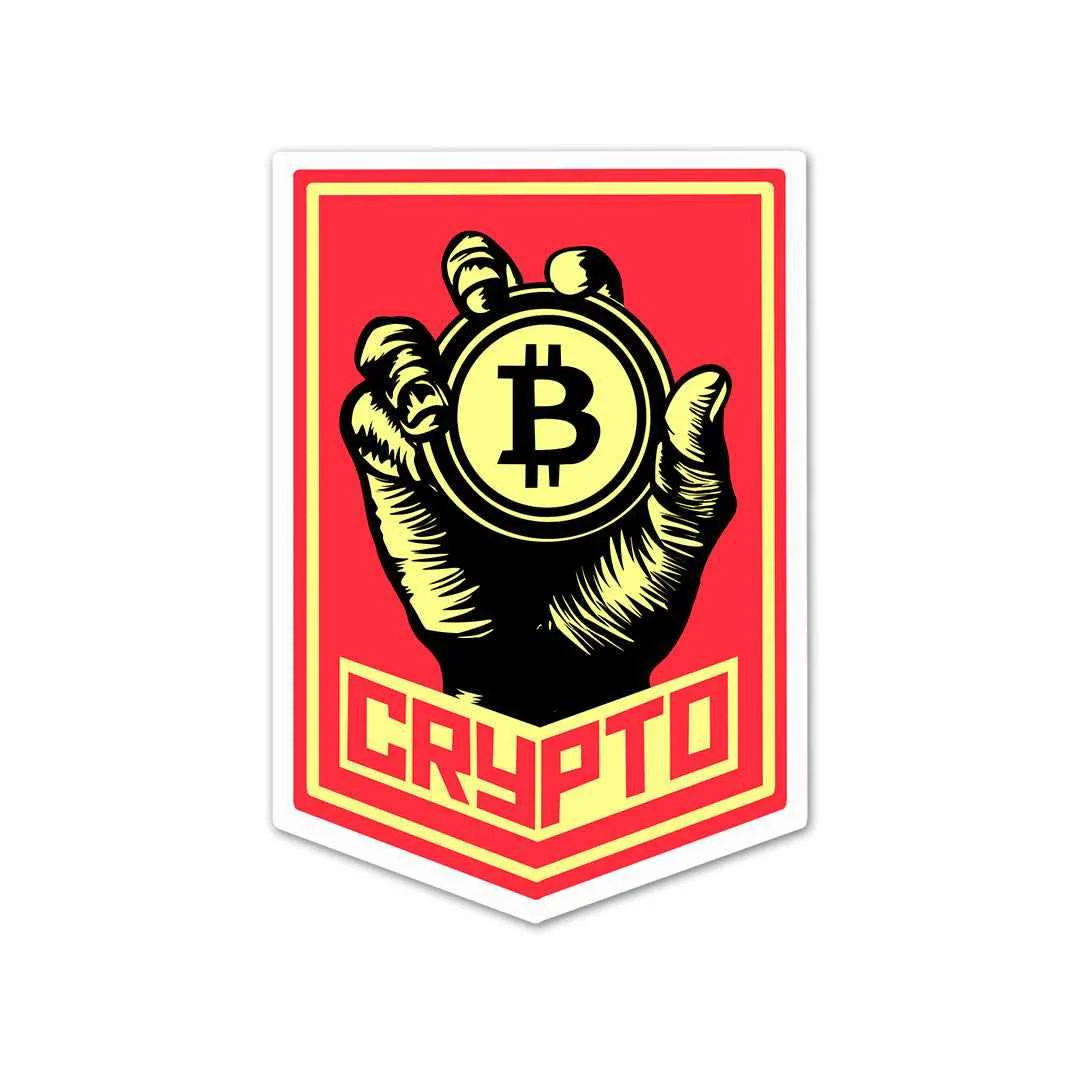 Power of Crypto Sticker - Image 2