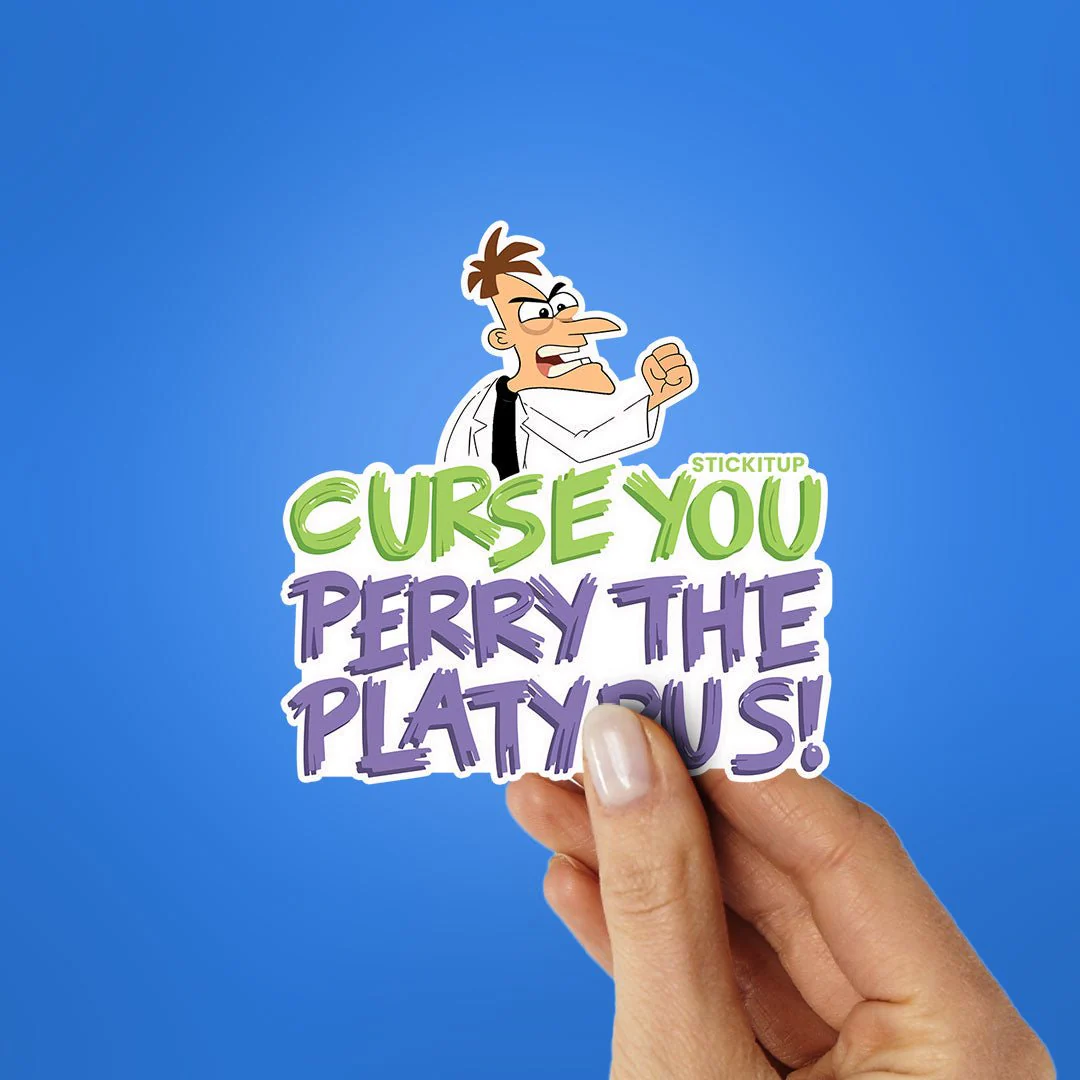 Curse You Perry Sticker - Image 2