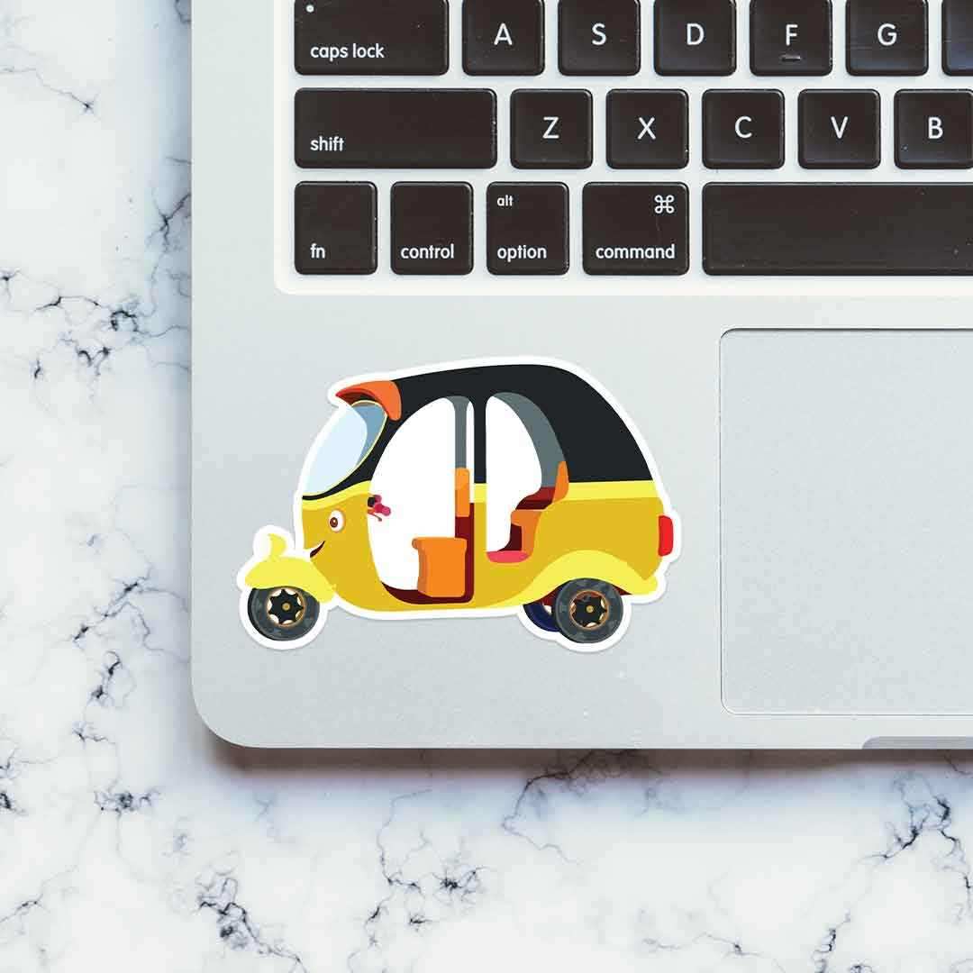 Cute Autorickshaw sticker - Image 4
