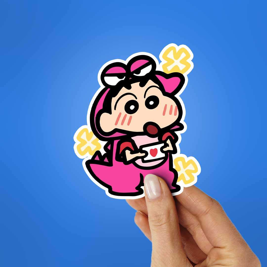 Cute Dino chan Sticker - Image 2