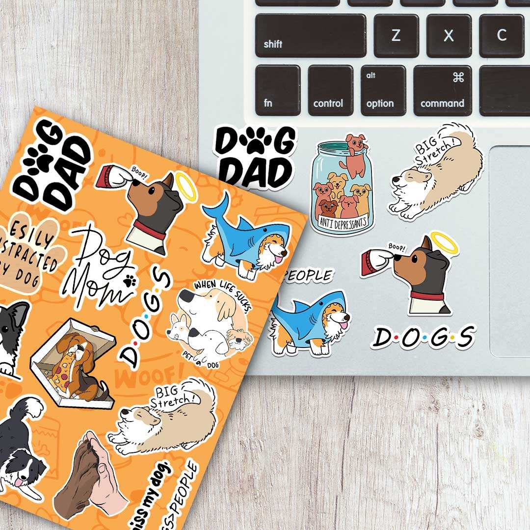 Cute Dog Mini Sticker Sheet - Image 2
