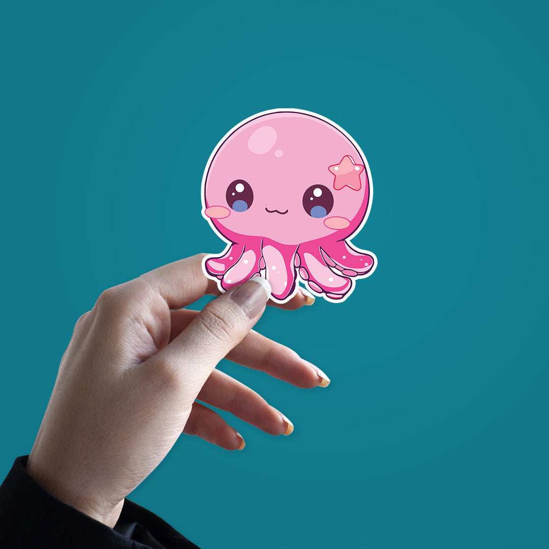 Cute Octopus Sticker - Image 2