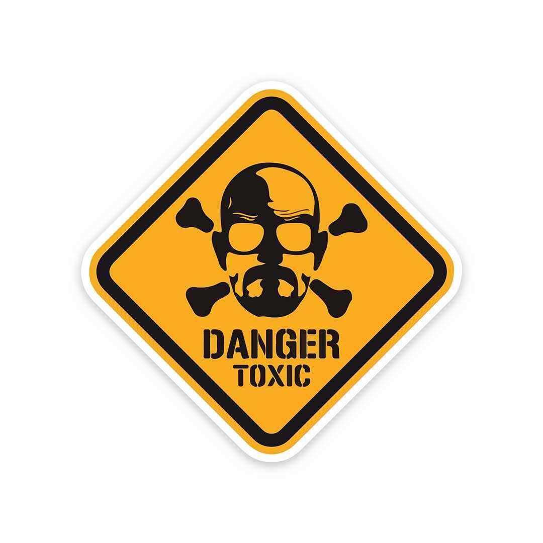 Danger Toxic Sticker - Image 5
