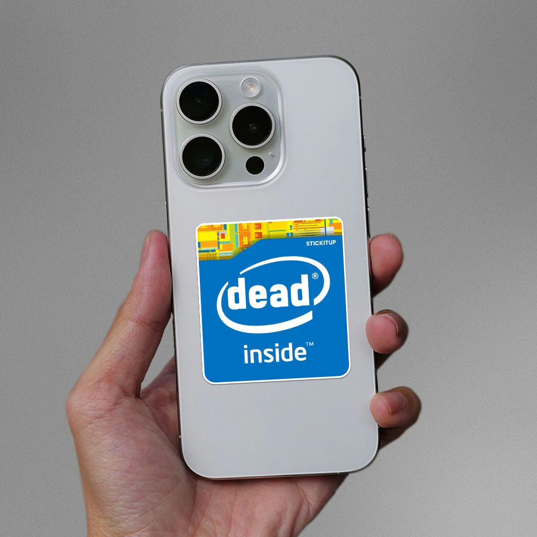 Dead Inside 1.0 Sticker - Image 3