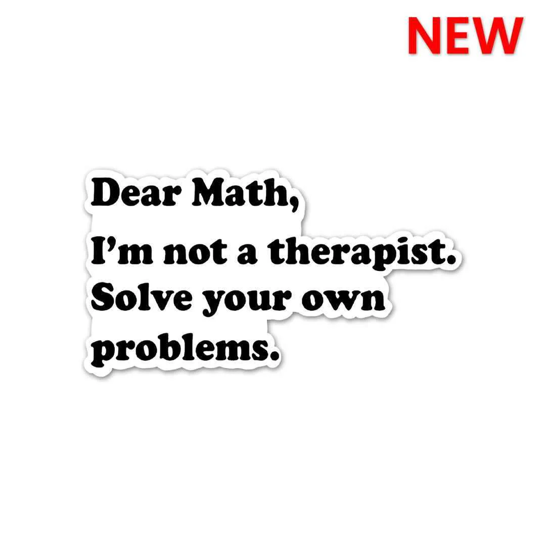 Dear Math Sticker - Image 2