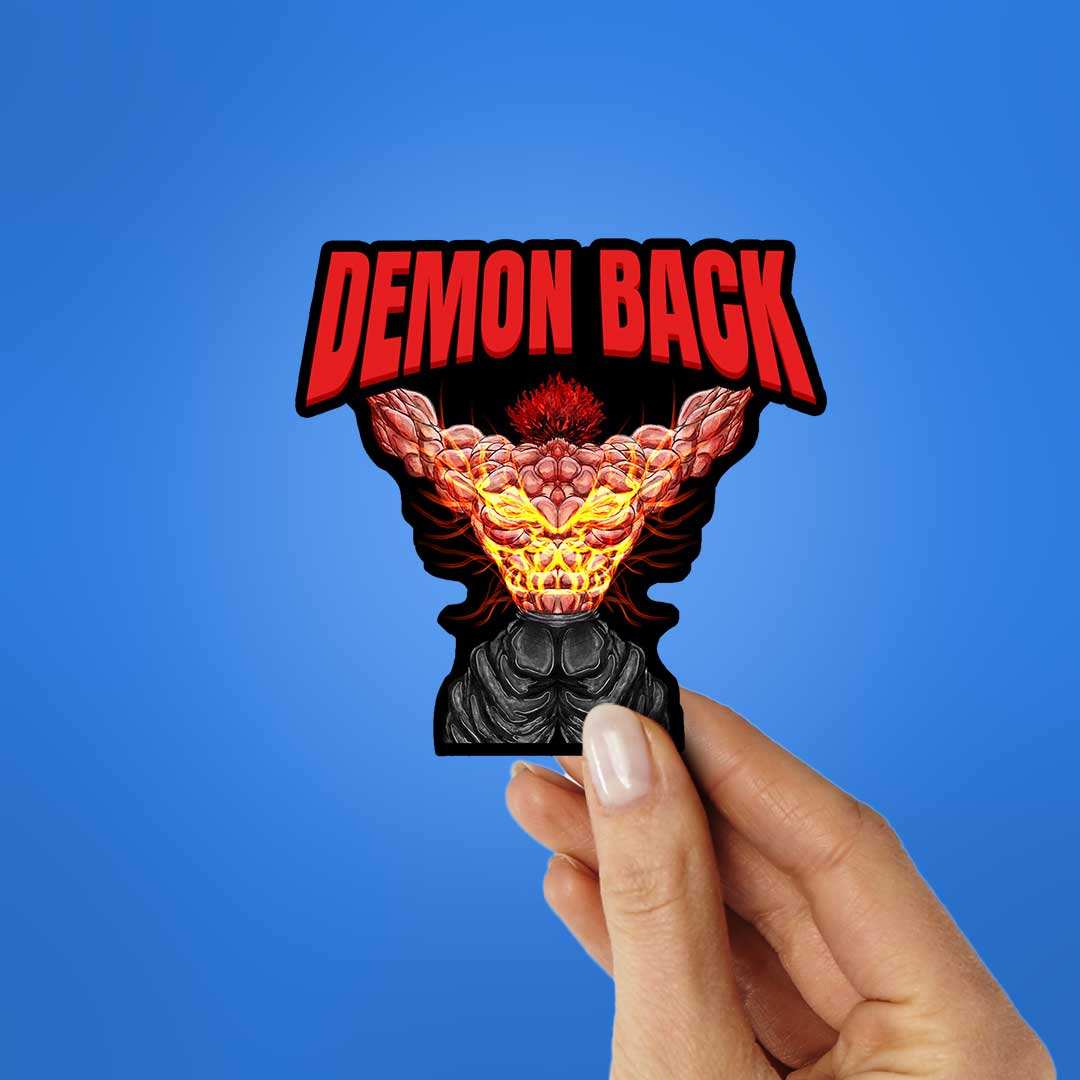 Demons Back Sticker - Image 2