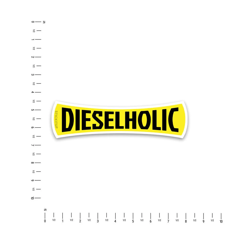 Dieselholic Bumper Sticker - Image 4