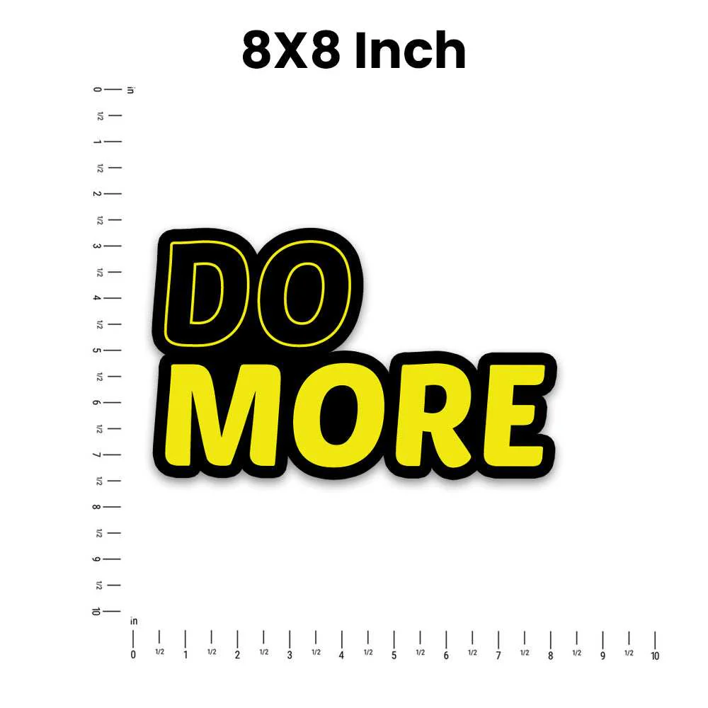 Do More Bumper Sticker - Image 5