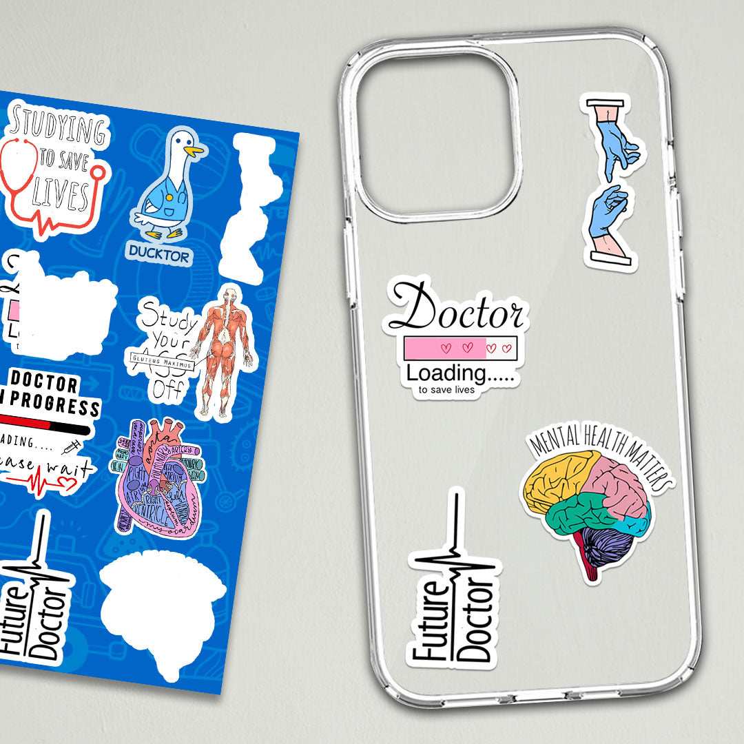 Docter mini sticker sheet - Image 2