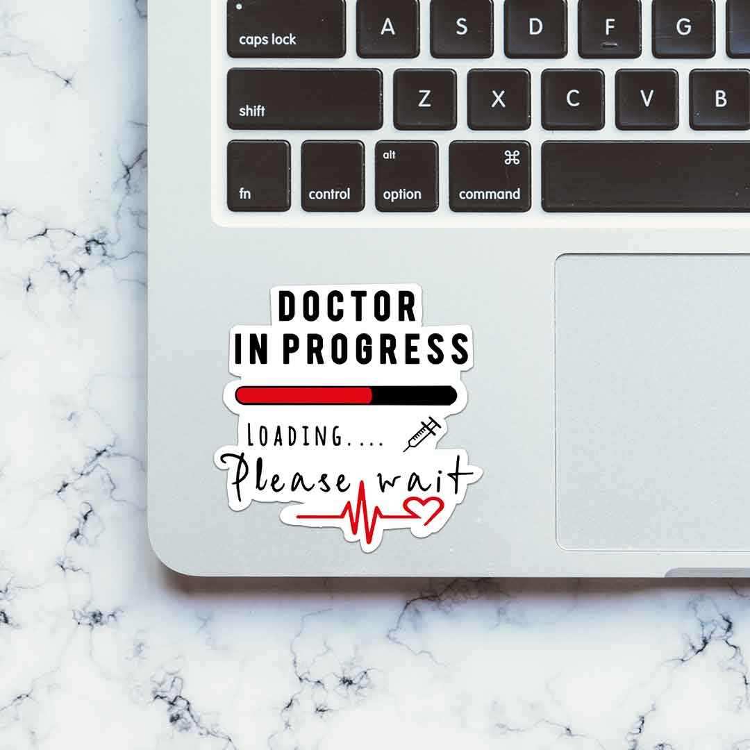 Doctor In Progress Sticker - Image 5