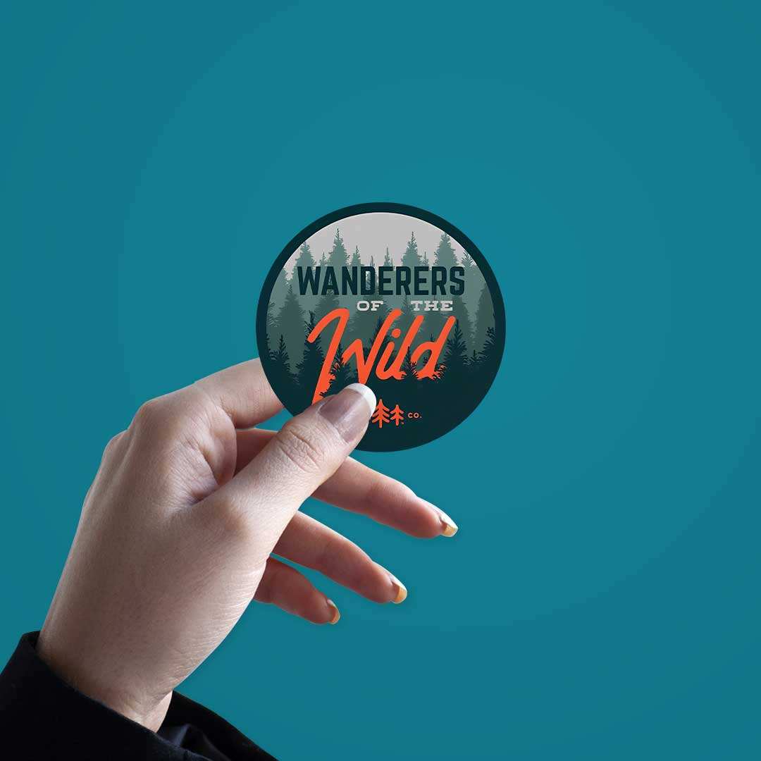 Wanderers Of The Wild Sticker - Image 4