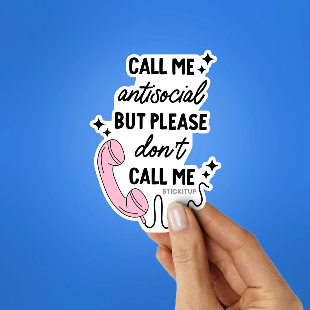 Don't Call Me Sticker - Image 2