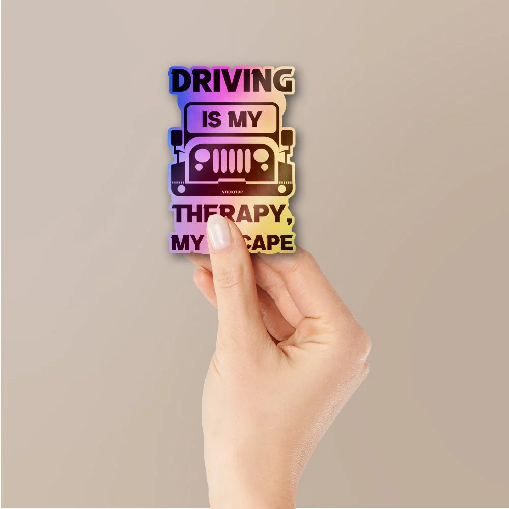 Driving Therapy Sticker Holographic Stickers - Image 2