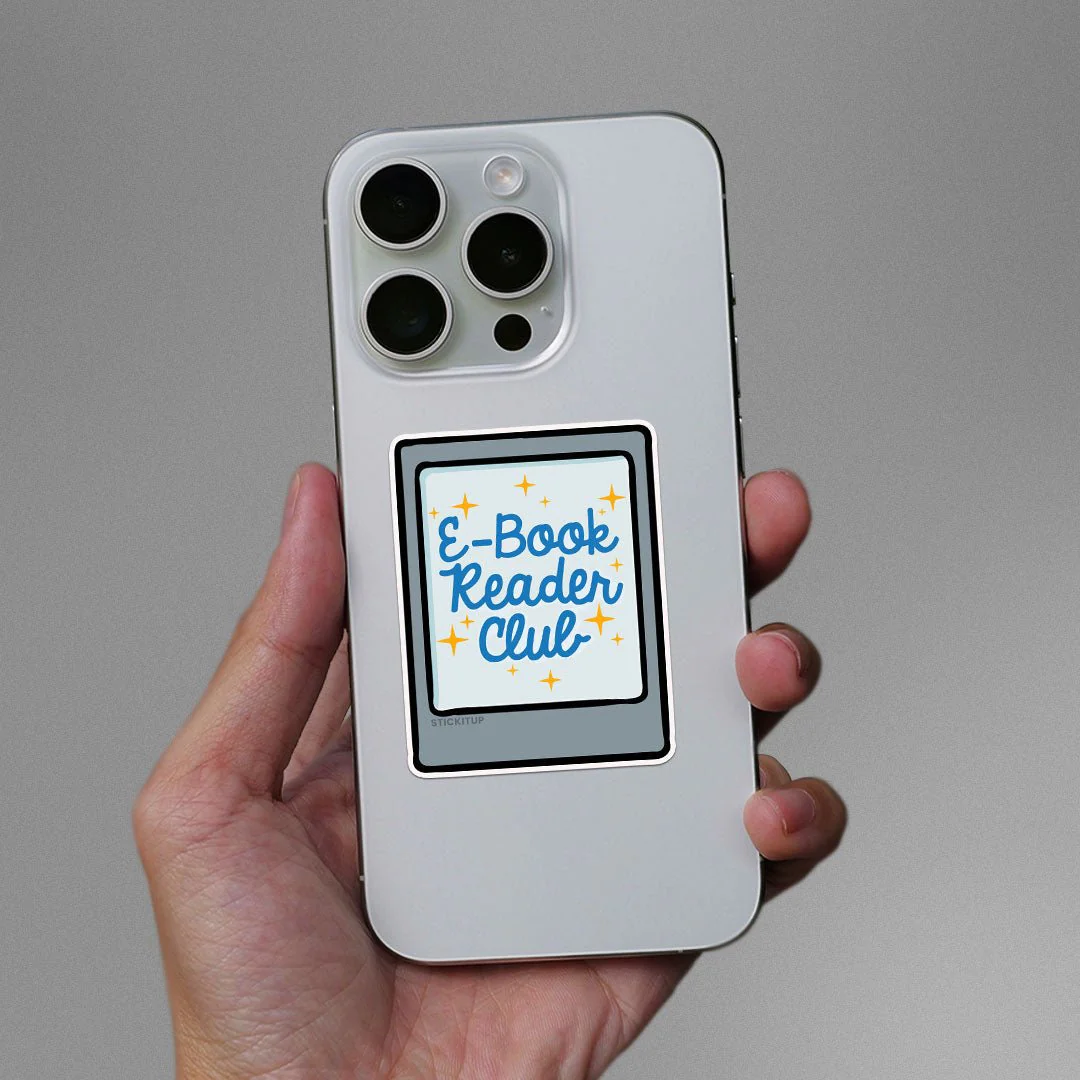E Book Reader Sticker - Image 3