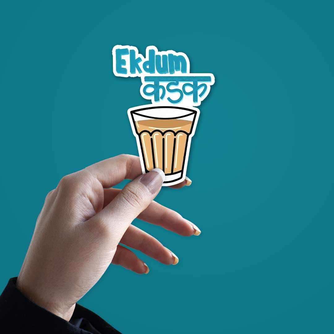 Ek dum KADAK Sticker - Image 2