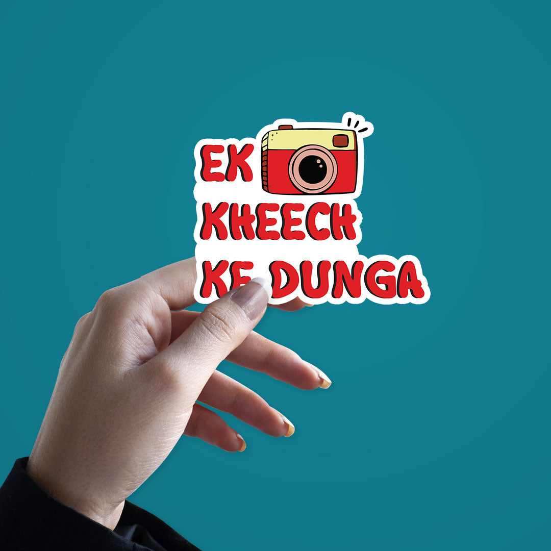 Ek Kheech Ke Dunga Sticker - Image 2