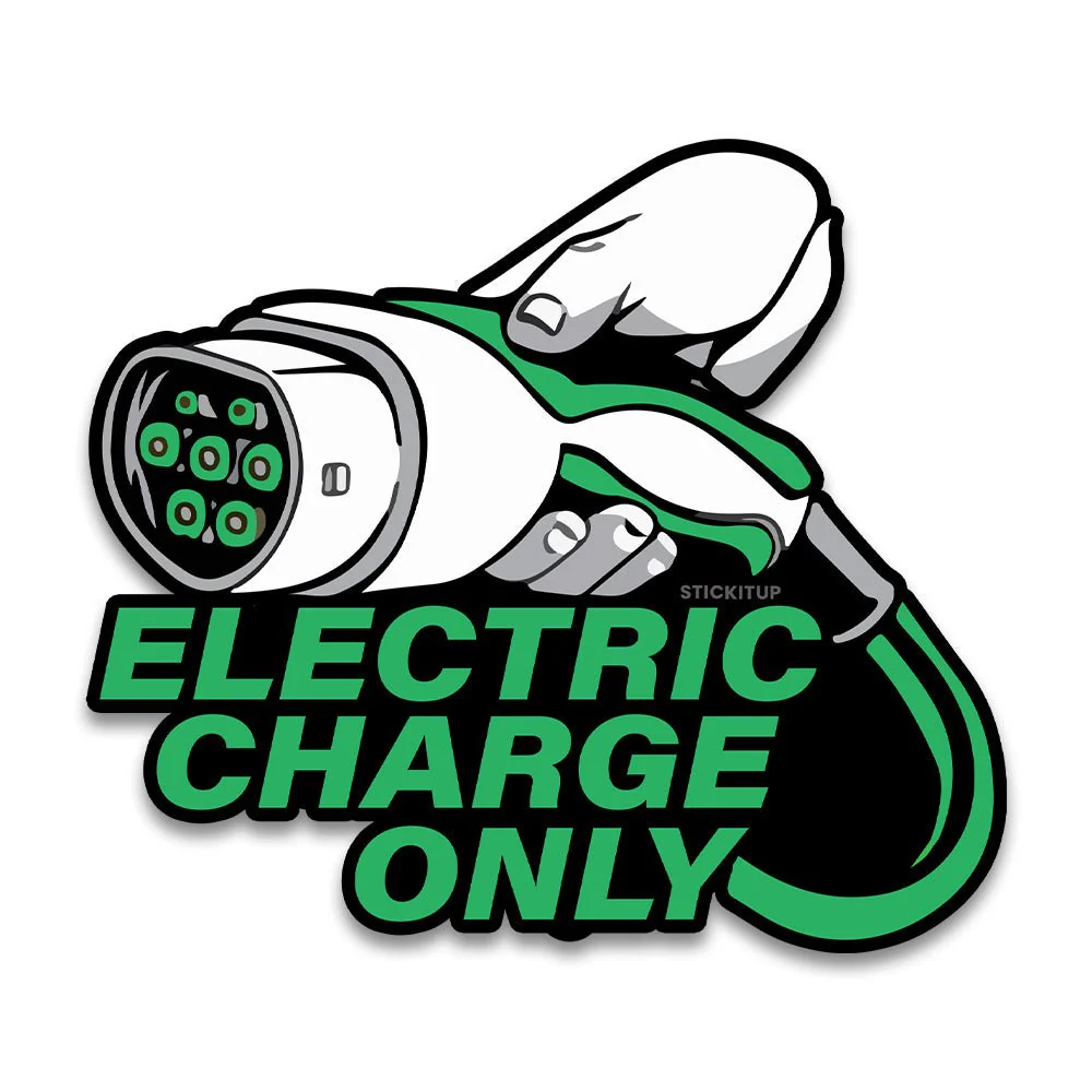 Electric Charge Bumper Sticker - Image 2