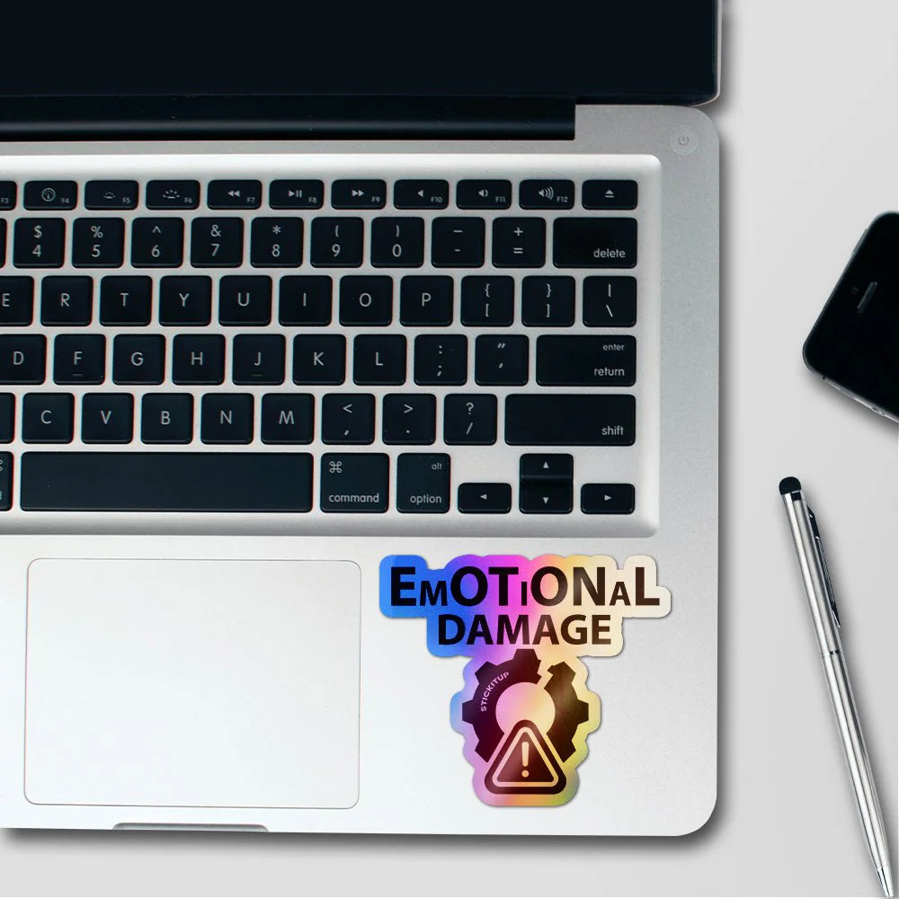 Emotional Damage Holographic Stickers - Image 3