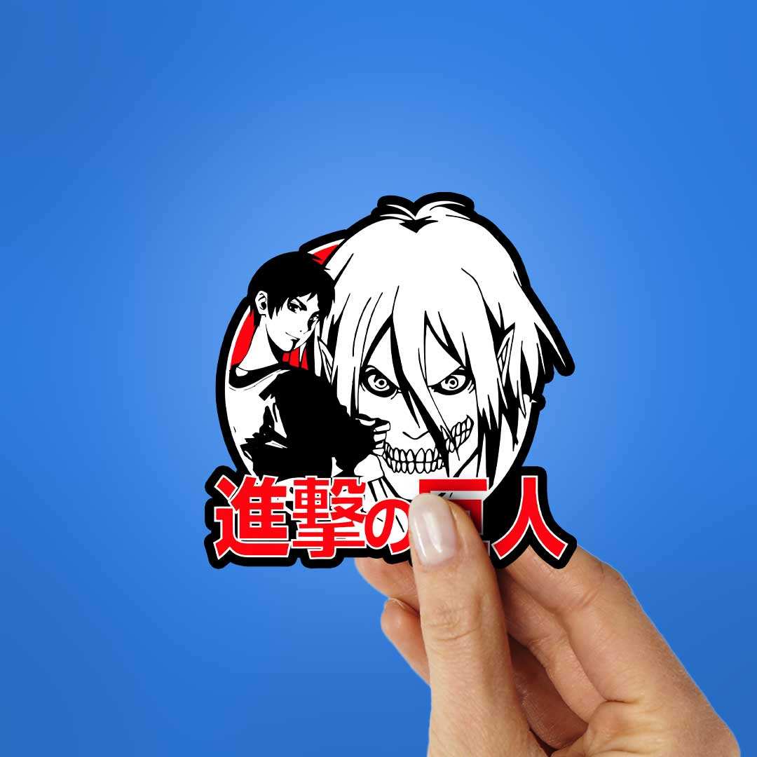 Eren Attack On Titan Sticker - Image 2