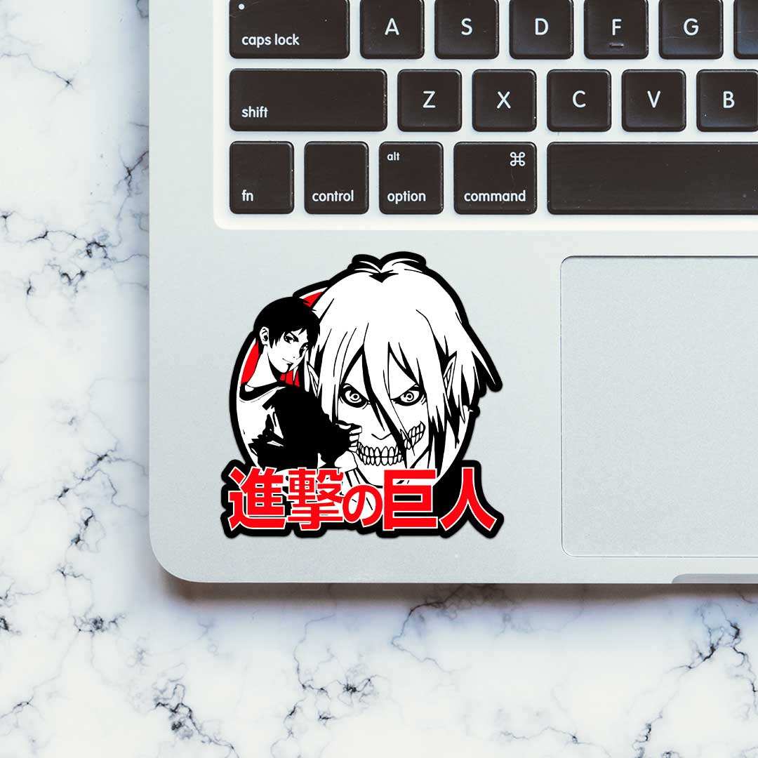 Eren Attack On Titan Sticker - Image 4