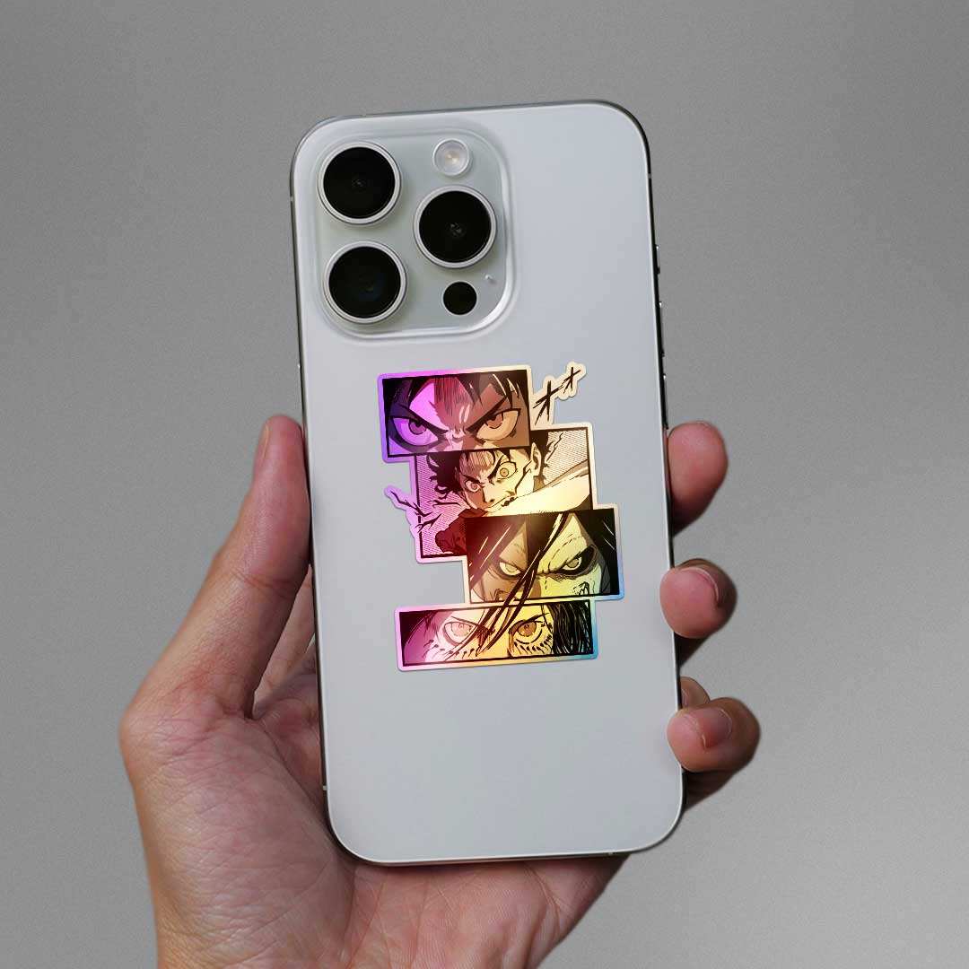 Eren Transform Holographic Sticker - Image 4