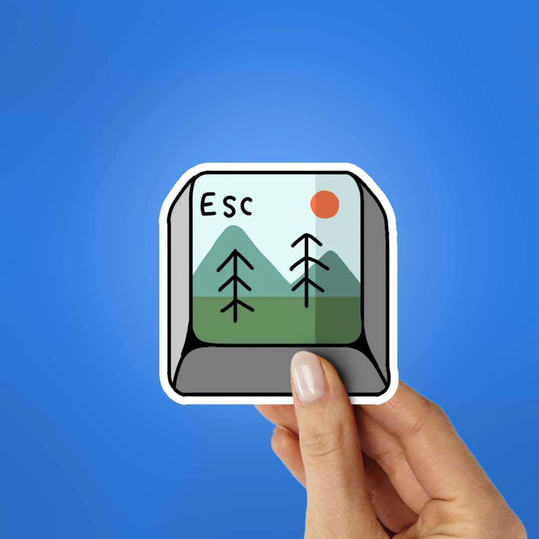 Esc 1.0 Sticker - Image 2