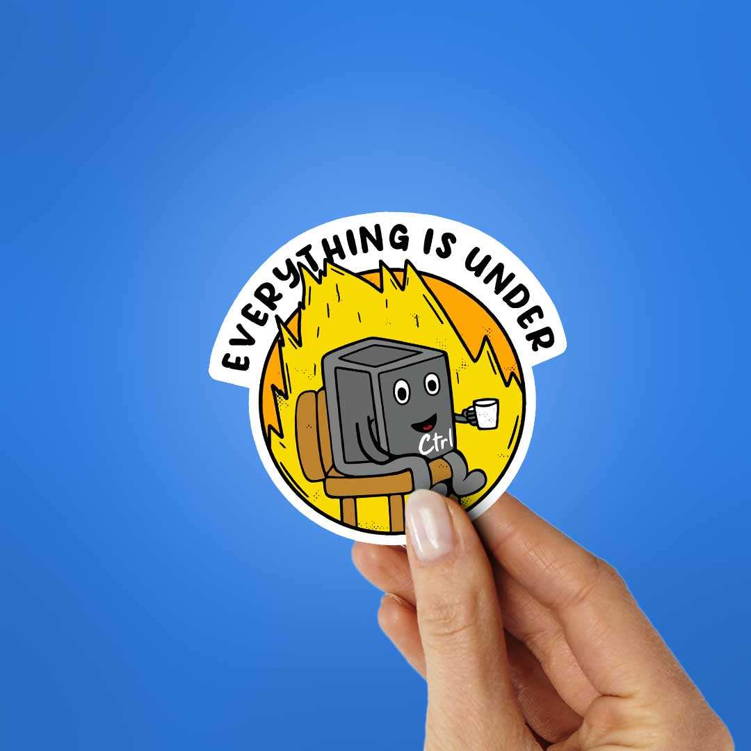 Everything Is Under Ctrl Sticker - Image 2