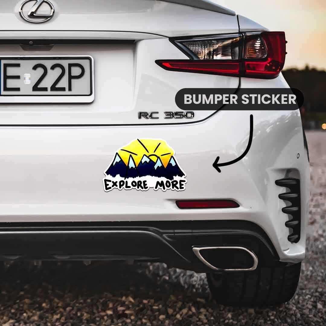 Explore More Bumper Sticker - Image 3
