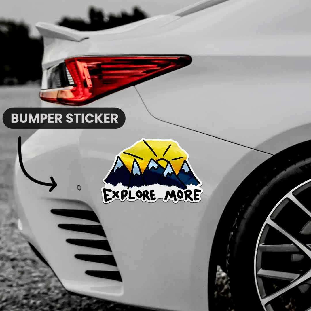 Explore More Bumper Sticker - Image 4