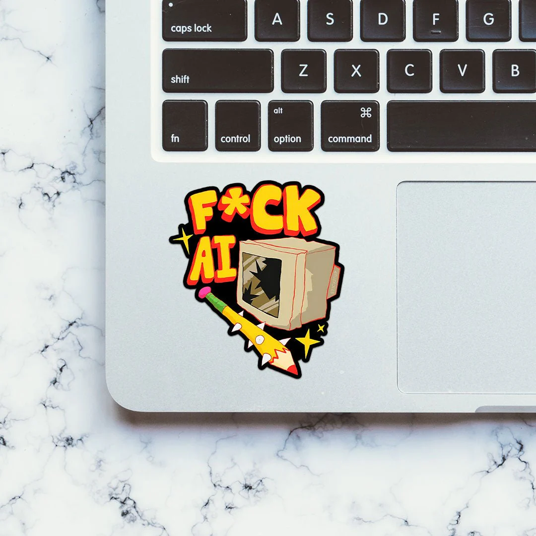 F Ck Ai Sticker - Image 4