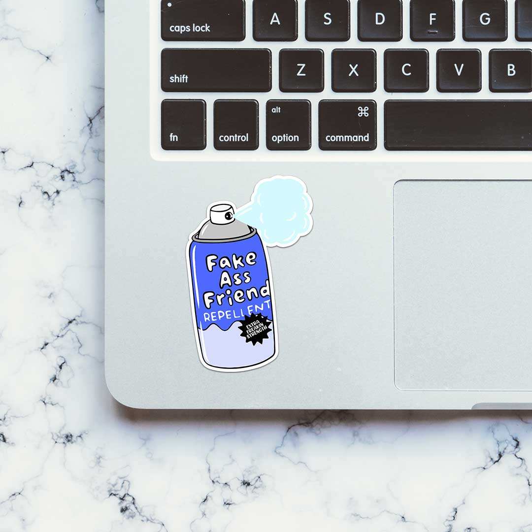 Fake Ass Friend Repellent Sticker - Image 4