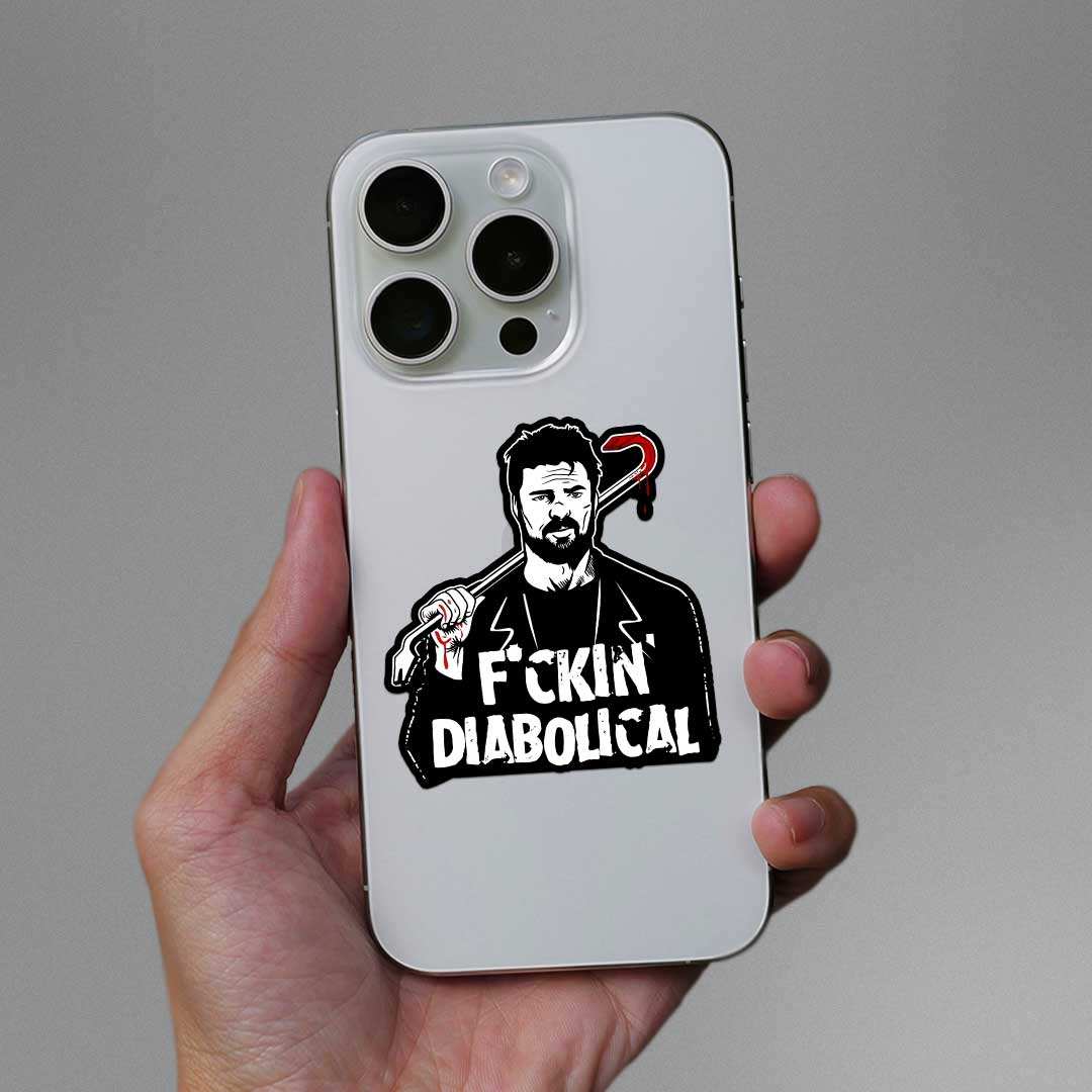 Fckin Diabolical Sticker - Image 3