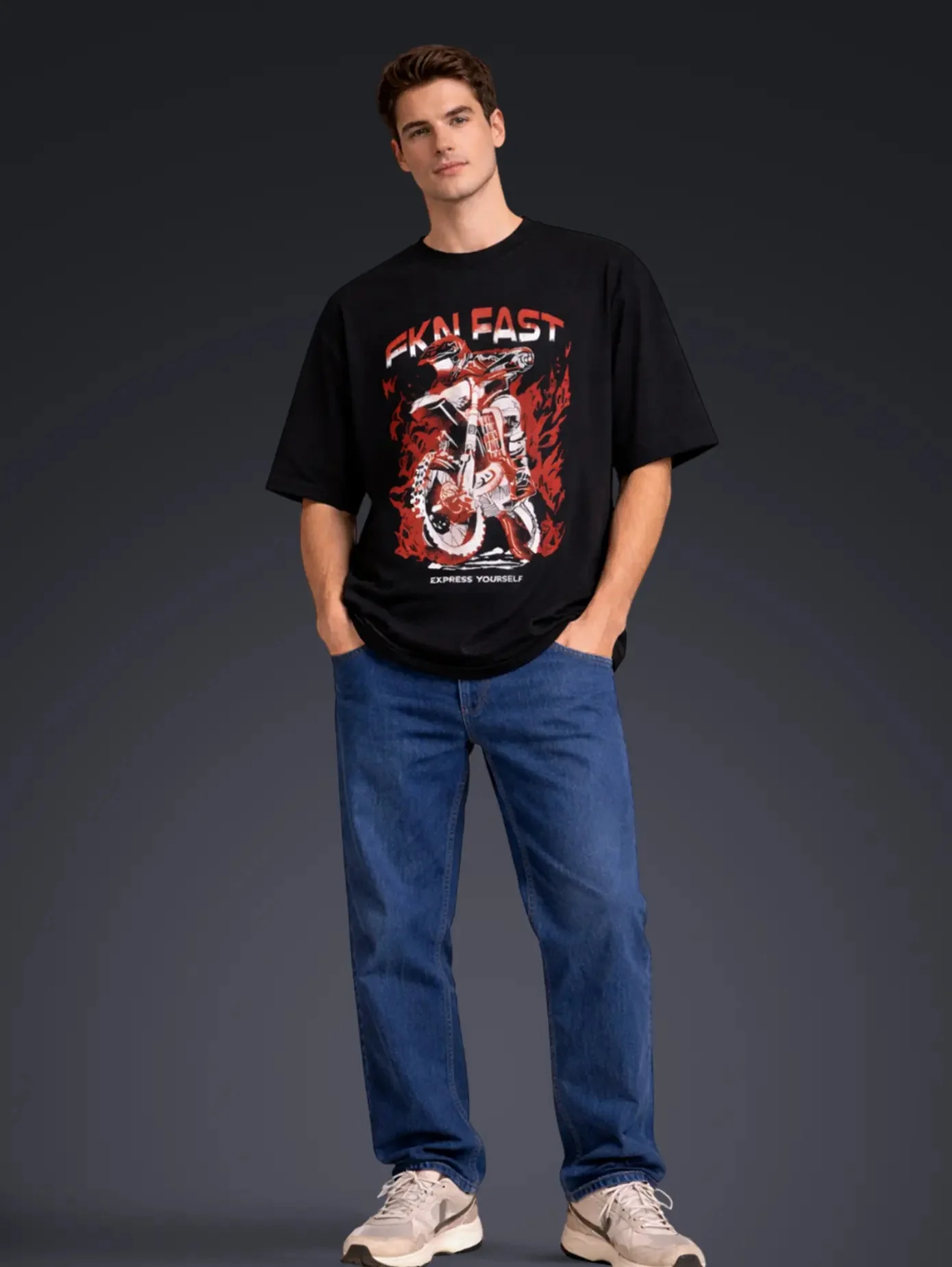 FKN FAST OVERSIZED T-SHIRT - Image 2