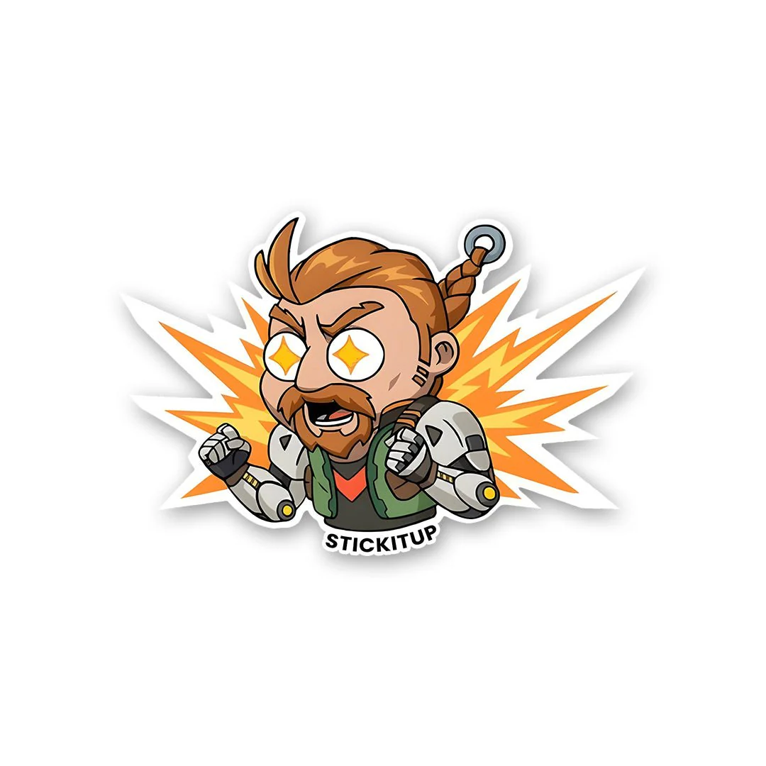 FLAME PUNCHER Sticker
